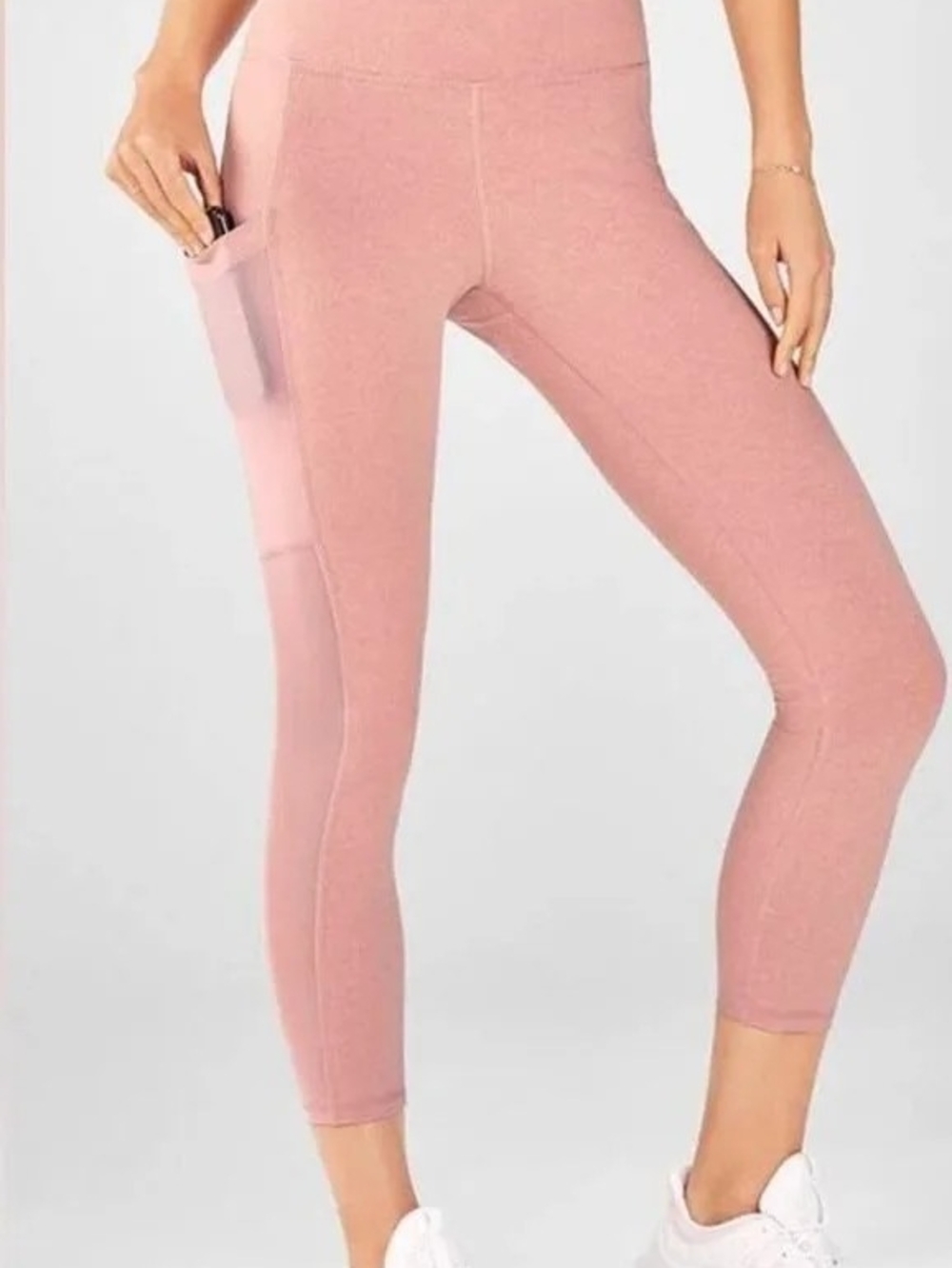 🩷 NWT Fabletics High-Waist Pocket Leggings In Pink